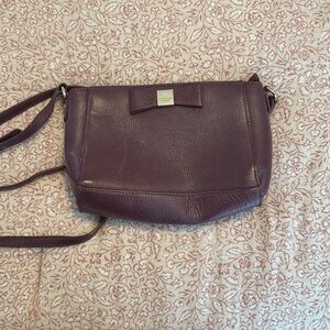 Kate Spade Plum Leather Shoulder Bag